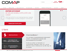 Tablet Screenshot of comap.nl